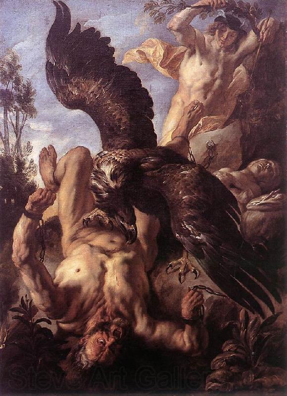 JORDAENS, Jacob Prometheus Bound Spain oil painting art